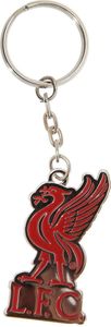 Oficiálny futbalový prívesok na kľúče FC Liverpool BS134 (jedna veľkosť) (strieborná farba/červená)