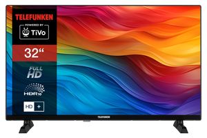 Telefunken XF32TO750S 32 Zoll Fernseher/TiVo Smart TV (Full HD, HDR, HD+ 6 Monate inkl., Triple-Tuner)