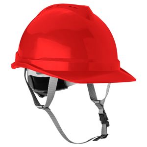 NEO TOOLS Industriehelm mit Kinnriemen, verstellbarer Umfang 52-64cm, Material: ABS, 6-Punkt-Gurt, 4-Punkt-Kinnriemen, Temperaturbereich -30°C/+50°C