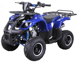 Midiquad Miniquad ATV S-8 125 cc Quad Pocket Bike Kinderquad Benzin Pocketquad (Blau)