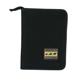 Supreme Products - Obal na konský pas "Pro Groom", kožený BZ4246 (A5) (čierny)
