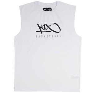 K1X Hardwood | Sleeveless Basketball Tee mk3, Farbe:Weiß, Kleidergröße:3XL