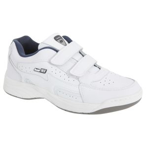 Dek Arizona pánské tenisky / tenisky se zapínáním na suchý zip DF905 (46 EUR/12 UK) (White)