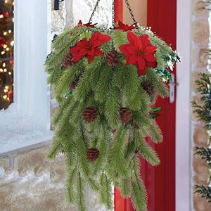 Lebendige realistische Weihnachts-Kiefern-Nadel Nicht verblüffende Foto-Requisiten DIY Christmas Pine Cone Simulationspflanzen Wohnkultur