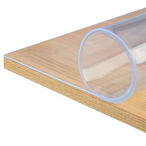ASPHALD Glasklar PVC Tischfolie | Schutzfolie Tischdecke Tischschutz 2mm Breite: 120 cm, Tischfolie:180cm