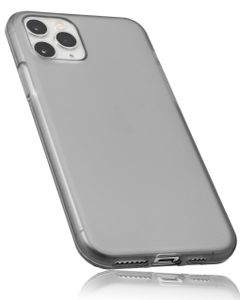 mumbi Hülle kompatibel mit iPhone 11 Pro Max Handy Case Handyhülle, transparent schwarz