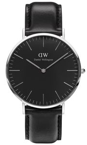 Daniel Wellington DW00100133 Classic Black Sheffield Silver