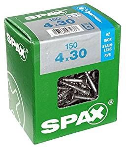 Spax Universalschrauben 4.0 x 30 mm TX 20 Senkkopf - 150 Stk.