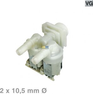 Europart Magnetventil wie BOSCH 00428210 zweifach 180° 10,5 mm für Waschmaschine