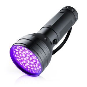 Brandson LED UV Schwarzlicht Taschenlampe - Ultraviolett Leuchte mit 51x LEDs / IP54 / A+