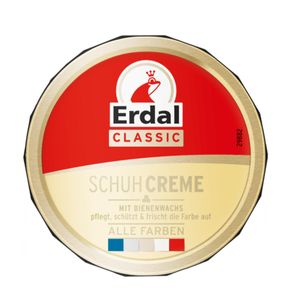 Erdal Classic Schuhcreme Farblos - Dosencreme, pflegt, glänzt & schützt, 75 ml