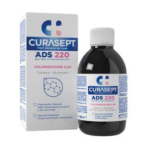 3x 200 ml Curasept ADS 220 Mundspülung - Intensiv Schutz 0,20% Chlorhexidin