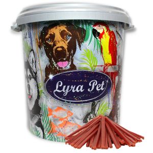 5 kg Lyra Pet® Entenbruststreifen in 30 L Tonne