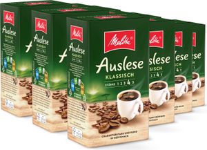 Melitta Auslese gemahlener Filter-Kaffee, für Filterkaffeemaschinen, im Set Melitta Auslese gemahlener Filter-Kaffee, für Filterkaffeemaschinen, im Set