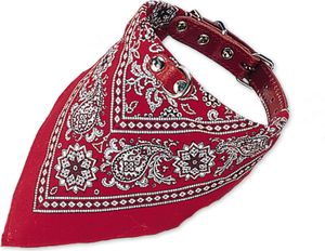 NOBBY Halsband mit Tuch, S, rot, 45 cm