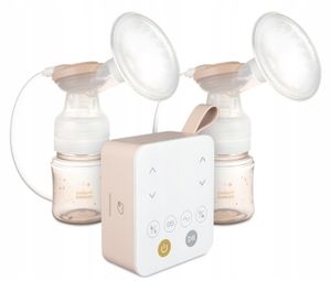 Elektrische doppelt milchpumpe, Stillpumpe mit Nasensauger Canpol Babies