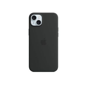Apple iPhone 15 Plus Silikon Case mit MagSafe Schwarz iPhone 15 Plus