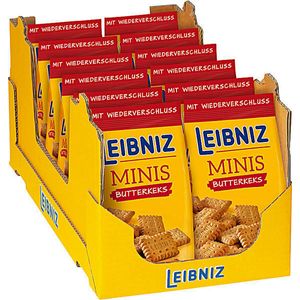 Leibniz Minis Butterkeks mit Wiederverschluss Knackfrisch 150g