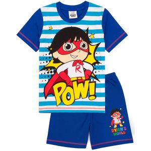 Ryan's World - Dětské pyžamo s kraťasy NS6413 (110) (modré)