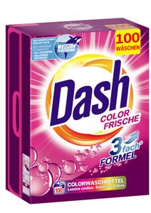 Dash® Color Frische Pulver I Waschmittel für bunte Wäsche I 100 Waschladungen I frische, leuchtend bunte Wäsche | 6,5 kg