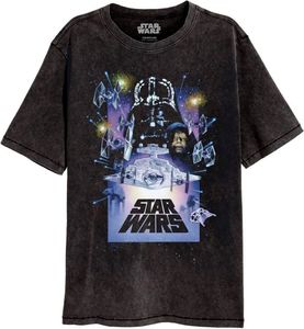 Star Wars - T-Shirt für Herren/Damen Uni HE2015 (S) (Schwarz)