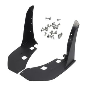 Paar Frontstoßstangen-Eckspoiler, schwarz, verhindert Kollisionen, vordere Seiteneck-Winglets für Mustang GT500 2014 bis 2021 Paar Frontstoßstangen-Eckspoiler, schwarz, verhindert Kollisionen, vordere Seiteneck-Winglets für Mustang GT500 2014 bis 2021