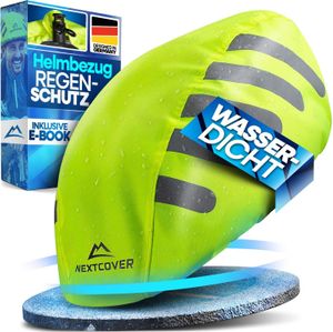 Nextcover® Universal Fahrradhelm Regenschutz I 100% Wind- & Wasserdichter Helmbezug I Reflektierende Fahrrad Regenhaube für alle Helme I Helm Überzug Nextcover® Universal Fahrradhelm Regenschutz I 100% Wind- & Wasserdichter Helmbezug I Reflektierende Fahrrad Regenhaube für alle Helme I Helm Überzug