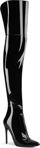 COURTLY-3012 Damen Boots von Pleaser, Schwarz  , EU 38, US 8