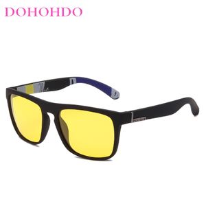 Männer Nachtsichtbrille Frauen Polarisierte Sonnenbrille Gelbe Linse Blendschutzbrille Nachtfahrbrille Brillen UV400