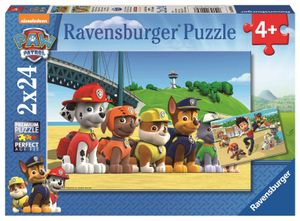 2 x 24 Teile Ravensburger Kinder Puzzle Paw Patrol Heldenhafte Hunde 09064