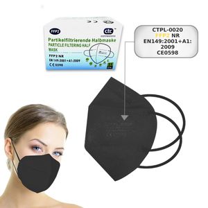 10x FFP2 Mundschutz Maske CE0598 Atemschutzmaske Filter Halbmask