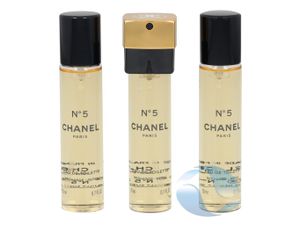 Chanel No 5 woda toaletowa Twist and Spray 3 x 20 ml bez atomizera