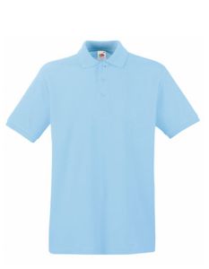 Herren Premium Poloshirt - Farbe: Sky Blue - Größe: XXL