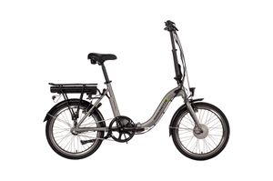 E-Bike SAXONETTE Compact Plus S Unisex Erwachsene silber matt