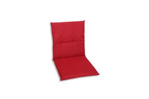 GO-DE Textil, Sesselauflage nieder, uni rot, 15809-02
