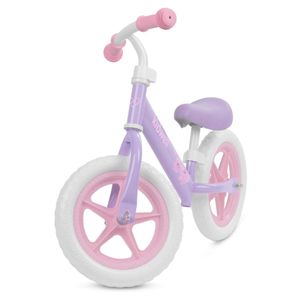 COIL Fahrrad-Laufrad, Lauflernrad, Kinderlaufrad, Rutscher, Balance Bike, Stahlrahmen, EVA-Schaumräder, maximales Gewicht 30 kg, Lila