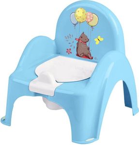 TEGA BABY Nočník kresielko s melódiou Lesná rozprávka modrý