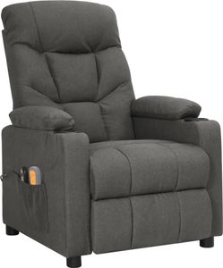 masážne kreslo vidaXL Electric Dark Grey Fabric masážne kreslo vidaXL Electric Dark Grey Fabric