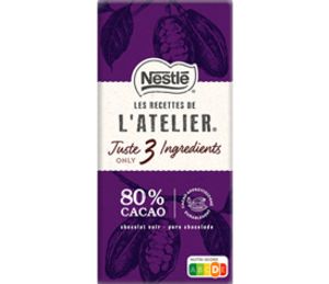 NESTLE Workshop Rezepte vollmundiger dunkler Schokoladenriegel  100 g