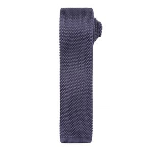 Pánska kravata Premier s pleteným vzorom (2 ks/balenie) RW6946 (jedna veľkosť) (oceľ)