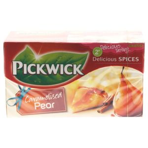 Pickwick Tee Caramelised Pear, karamellisierte Birne, Birnentee, fruchtig, aromatisch, 20 Teebeutel