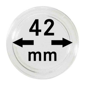 Lindner 2250042P Münzkapseln 42 mm-10er Pack