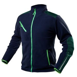 Premium Fleecejacke mit reflektierenden Elemente, Cordura Verstärkung M