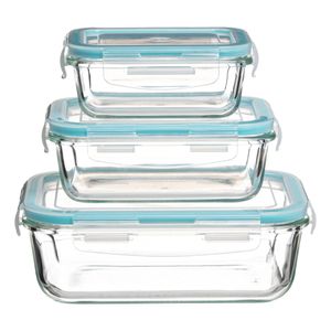 3x Lunchboxen aus Glas - ofenfest