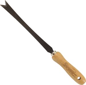 Unkrautstecher, mit Buchengriff (14cm