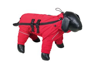 Regenmantel für Hund Tenko 44 cm rot