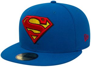 New Era - DC Comics Superman Character Essential 59Fifty Cap - blue : 7 1/8 (56,8cm)