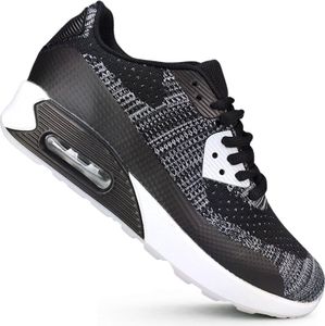 Dámské mládežnické tenisky sportovní boty volný čas trenéři lehké Fara Air Max černá velikost 36