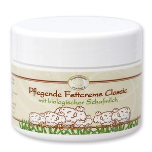Florex pflegende Fettcreme Classic mit Bio Schafmilch bei extrem trockener Haut mit Lanolin 125 ml