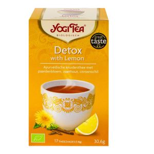 Yogi Tea Tee Detox mit Zitrone,17 x 1,8 Gramm
